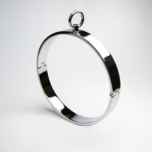 Infinity Band Collar, Polished Stainless Steel