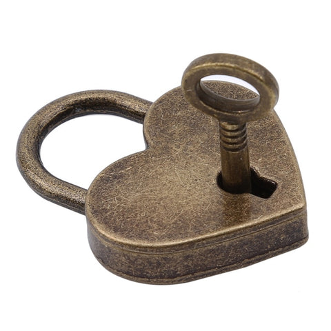 Image of Vintage-Style Locks Heart or Round - Accessories - BDSM Collar Store