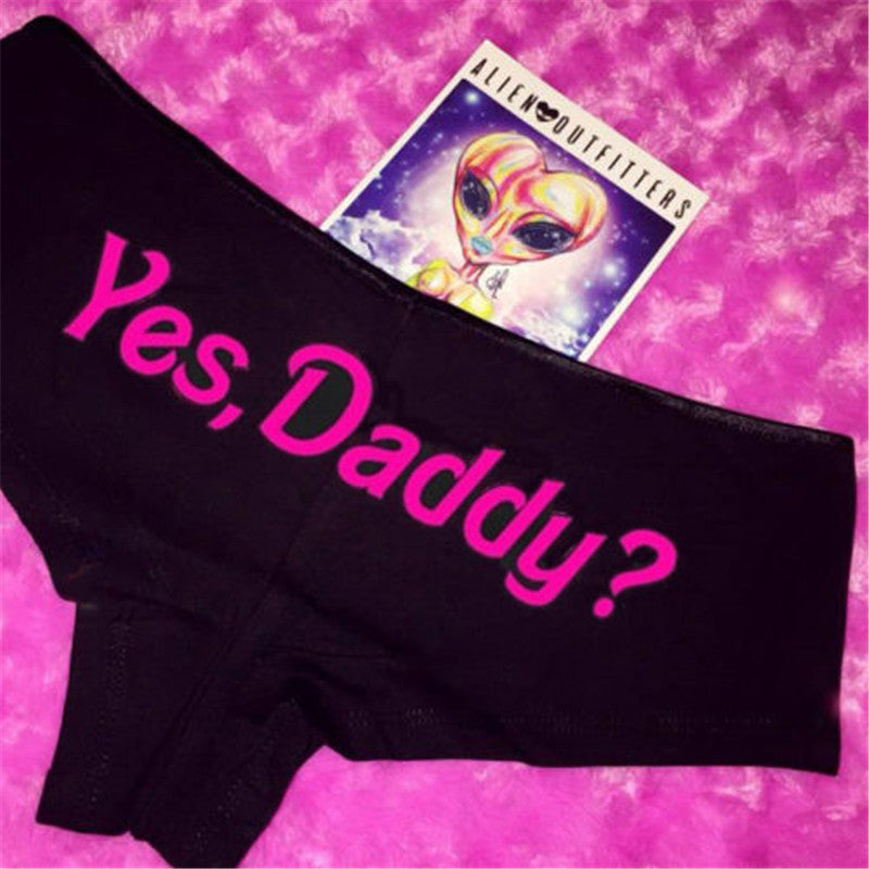 Yes Daddy? Panties - Clothing - BDSM Collar Store