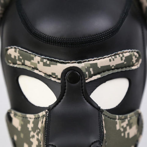 Image of Puppy Mask, Neoprene, Pet Play Hood 10 Colors Available - Hood - BDSM Collar Store