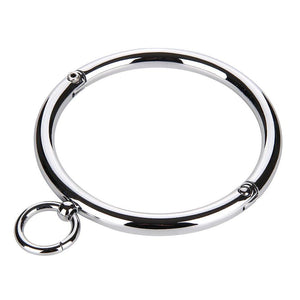 Circle Collar, Polished Stainless Steel, Round Edges