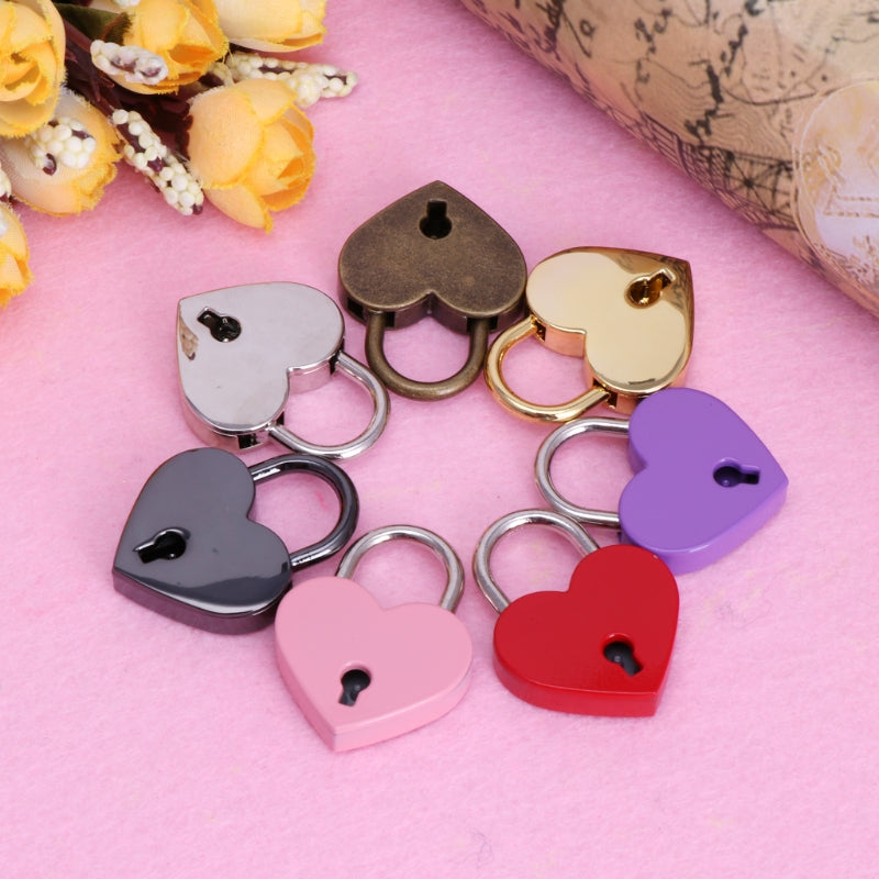 Heart Lock, 7 Colors Available - Accessories - BDSM Collar Store